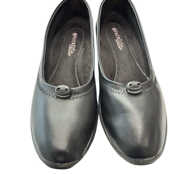 Patrizia By Spring Step Black Vegan Leather Ballet Flat Slip On Comfort Shoe 8.5 - Picture 8 of 14